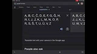 Esperanto alphabet (For people who don’t know that there is letters in between or are removed)