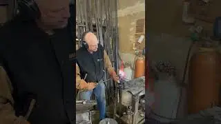 Burning Grips - check out our channel @armsarmorinc.4153 #medievalweapon  #swordmaking #sword