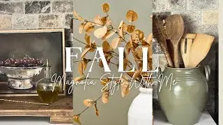 || Fall *UNBOXING + Style With Me || Magnolia Fall 2024 Decor || Vintage Inspired Home Decor ||