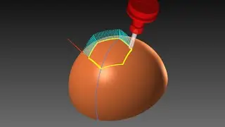 MASTERCAM - MULTIAXIS LESSON: CURVE TOOLPATH (PART1)