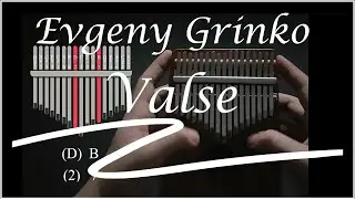 Evgeny Grinko - Valse | Kalimba Cover #NotalarlaKalimbaSerisi #TutorialVideo