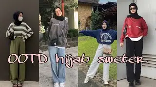 Inspirasi OOTD remaja kekinian menggunakan sweater