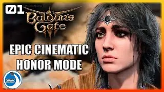 The Escape - Fighting, Romancing, And Talking ONLY - EPIC Cinematic Honor Mode  Ep1 - BG 3