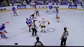 EA sports nhl 25 hockey fight jacob trouba against brady skjei