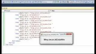 Membuat Animasi Label di Visual Basic 2010, how to make label animation in visual basic 2010