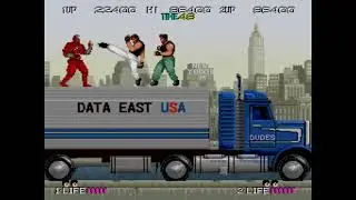 Bad Dudes Vs Dragonninja-Gameplay Full (2 Players)