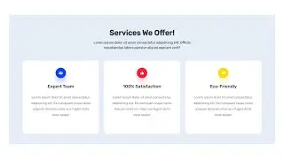 Services Section using HTML, CSS | How to design service section using html css responsive