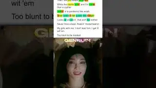XG’s JURIN on GALZ XYPHER | Highlighted Rhyme Scheme