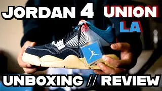 El mejor Jordan 4 x UNION LA // Unboxing // Review