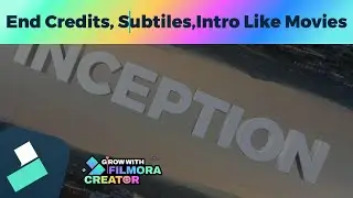 Movie style Cinematic Intro Subtitles and End Credits n Filmora 13 6