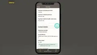 App My Details & Service and Contact