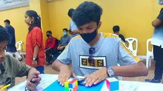 Rubik's cube 2×2 average (5.85) on competition | Cube Milao Bangladesh 2022 | Atonu cubing