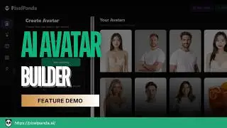 Feature Demo | AI Avatar Builder | PixelPanda.ai