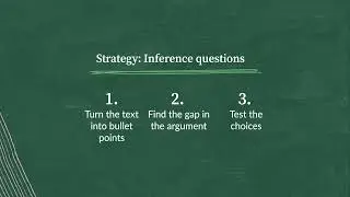 Inferences — Worked example