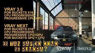 VRAY NEXT VS VRAY 3.6 FOR SKETCHUP !!! BRUTAL