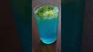 Blue Lagoon Mocktail 