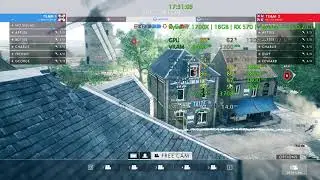 Battlefield 1 St quentin operation Ryzen 1700x 8\8