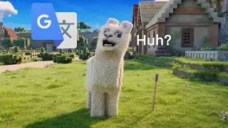 The Minecraft Movie trailer but everything is Google Translate