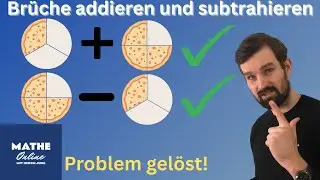 Brüche addieren und subtrahieren - mit ungleichen Nennern
