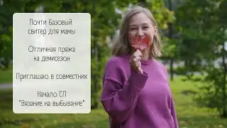 Video no14/ Почти базовый джемпер на демисезон/ Совместник/ Начало проекта #внв_4