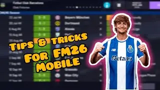 Tips & Tricks for Football Manager 2026 Mobile