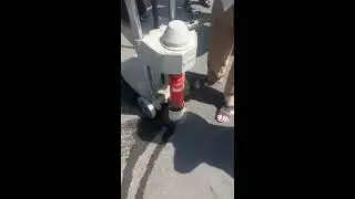 Test of road surface and compaction