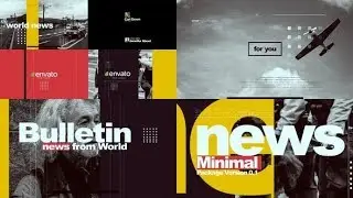 After Effects Template: Minimal News Pack V1