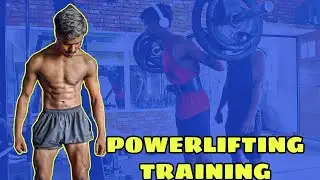Powerlifting based leg workout || Quick post workout meal