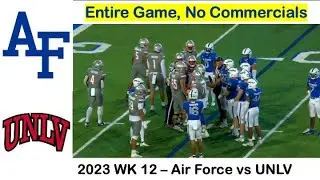 2023 W12 AF vs UNLV Entire Game - No Commercials