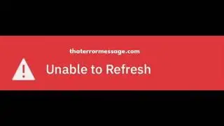 Unable to refresh (Grindr)