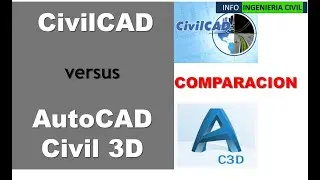 Comparison CivilCAD vs AutoCAD Civil 3d