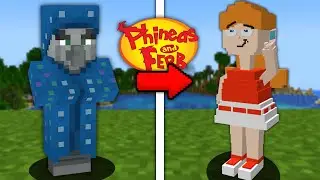 Ich mache Minecraft Mobs zu Phineas und Ferb Charakteren ...