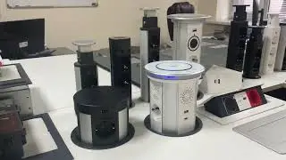 Выдвижные настольные розеточные блоки Shelbi