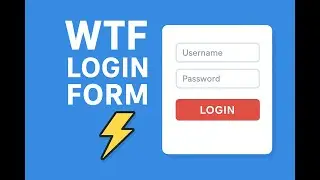 Flask-WTF Login Form Tutorial | Simple Flask Form Validation with WTForms