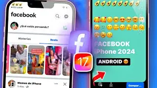 NUEVO FACEBOOK ESTILO IPHONE PARA ANDROID 2024 actualizado (EMOJI IOS 17)