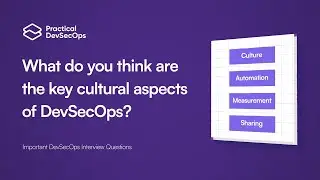 What do you think are the key cultural aspects of DevSecOps? | DevSecOps Interview Questions