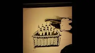 happy Bday gurami - Sand Art | ქვიშაზე ხატვა