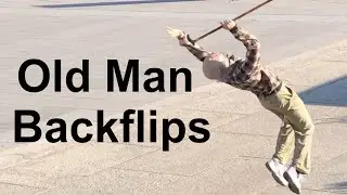 Old Man #BackflipChallenge