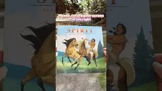 Take a look inside the SPIRIT Stallion of the Cimarron 🇵🇹 story book #shorts #reels #books #story