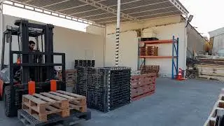 Negotiate a Chicane in Forward #forklifttraining