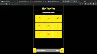 Tic-Tac-Toe Multiplayer using Reactjs | Sahoochinmay