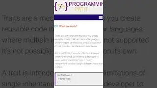 Traits in PHP | Traits  in PHP in Hindi | OOP in PHP | PHP में  Traits  क्या होता है