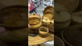 Посуда ручной работы из дуба, ясеня, вишни