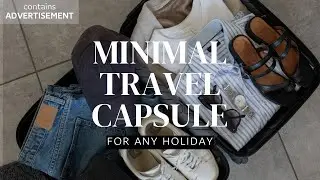 The EASIEST capsule packing method | what I packed for 9 days in Copenhagen