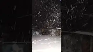 Учалинский район. Башкортостан. Сильный снегопад