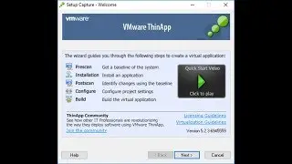 How to Create a Portable Application with VMware Thinapp Enterprise?