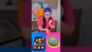 Dog Emoji cake vs eggs ice cream challenge!🍨