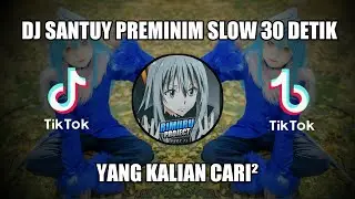 Dj santuy preminim slow 30 detik viral di tiktok buat jedag jedug