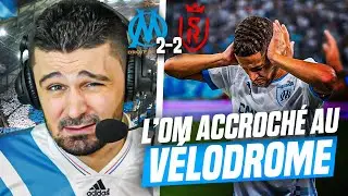 😕Aiie OM-Reims 2-2 | Le cas WAHI sifflé par le Velodrome😱 | 🔥Belle entrée Rowe, Carboni |Greenwood🔥