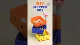 DIY Stepper Box | Origami Paper Craft | Paper Crafts | DIY Projects | DIY crafts | @VENTUNOART